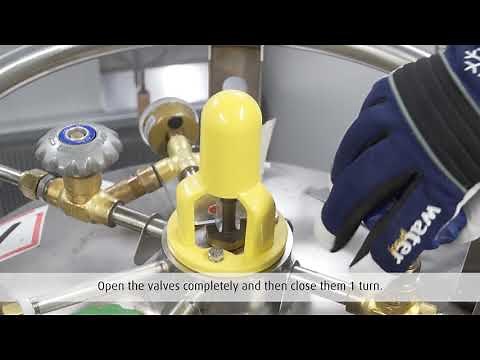 Linde: How to fill a pressurised vessel with liquid nitrogen using the “Cryo SafeFill” cabinet