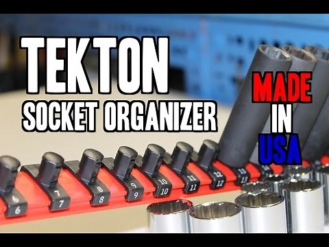TEKTON 1882 - 3/8" Socket Organizer - MADE IN USA