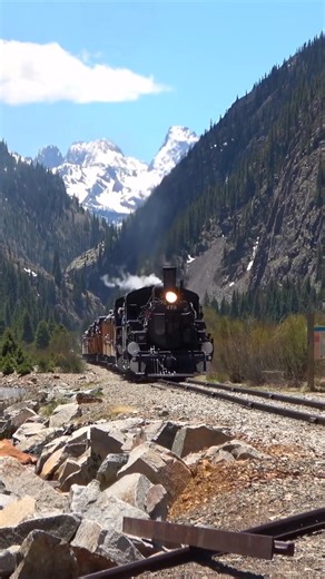 38 reactions · 136 shares | Ride the historic steam train from Durango to Silverton and back. Soak in unmatched Rocky Mountain views and relive the golden age of rail travel. Book early—seats fill fast! Video by @coasterjosh3001 | Durango & Silverton Narrow Gauge Railroad | Facebook