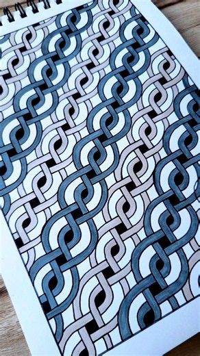 Doodle tutorial, Easy zentangle, Easy pattern, Easy design, New pattern