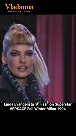 1994 • Linda Evangelista • Muse of Haute Couture • VERSACE • Fashion History Milan FW