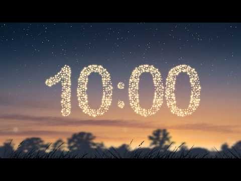 10 Minute Classroom Timer with with Relaxing Music 🎵⏰