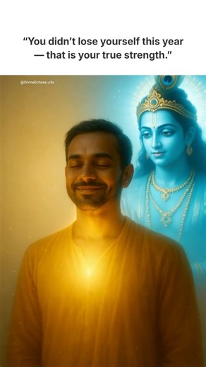 Your strength was staying true to yourself — Krishna saw it. 💙✨