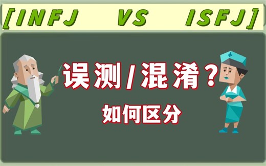 【MBTI】最容易误测INFJ的类型｜isfj和infj的区别