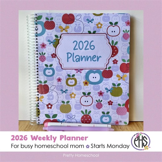 2026 Weekly Planner for Busy Moms — Printable & Handmade for Homeschool Life - Etsy
