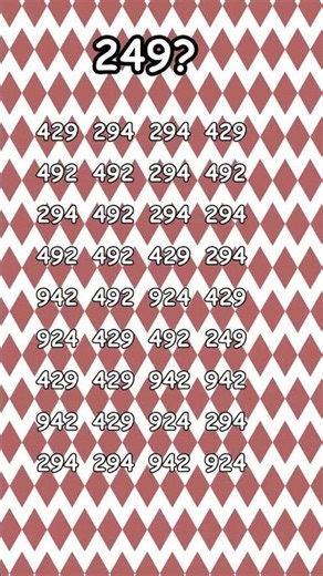 "Can You Find 249? Number Puzzle Challenge!"