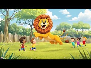 Happy Lion Song for Kids | Fun and Catchy Kids Song with Roar!