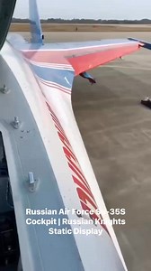 A rare look inside the cockpit of a Sukhoi Su-35S Flanker-M flown by the world-renowned Russian Knights display team. #Aviation #Pilot #Su35 #Airshow #AvGeek #Military #Aerospace | Aviation Mafia