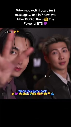 1 week with BTS after 4 years.. hard work and joy 💜 Proud of 7 💜 #bts