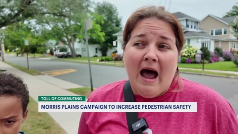 Toll of Commuting: Morris Plains crosswalk flags provide safety for those commuting on foot