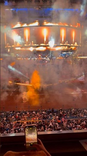 Start of Luke Bryan Concert at Houston Rodeo in NRG Stadium - March 9, 2026