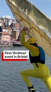 Is it a bird… well yes, it’s Birdman 2025! 💨 The first every Birdman in Bristol took place over the weekend. People make homemade contraptions to try and 'fly' as far as possible from a raised platform for charity 🦅 | BBC Bristol