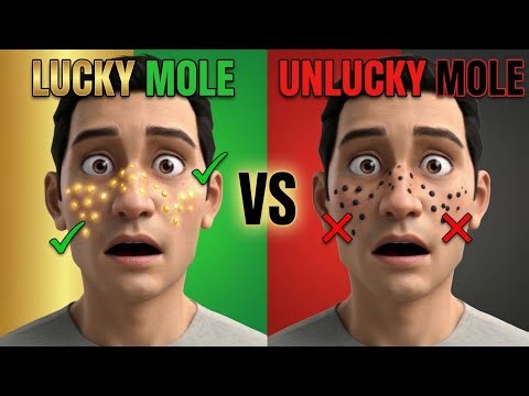 What does a mole on your face mean?
