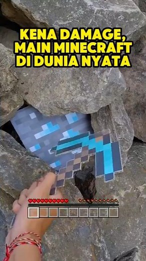 If You Get Damaged, Play Minecraft in the Real World!! Pt. 4