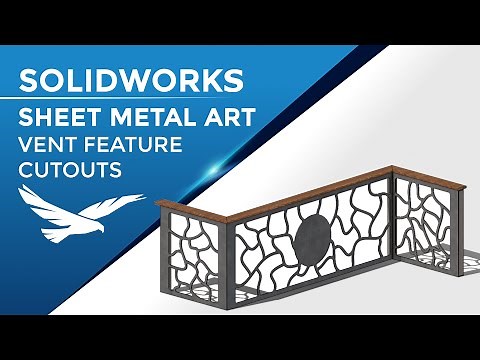 SOLIDWORKS: Sheet Metal Art with the Vent Command