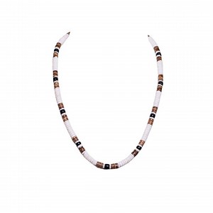 Bluerica Puka Shell & Coconut Shell Beads Necklace - Etsy