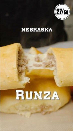 [27/50 Nebraska] Easy, Simply, Tasty Runza Recipe #recipe #cooking #cookingathome #comfortfood #fyp
