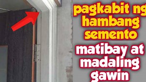 PAANO MAG INSTALL NG CONCRETE HAMBA_CONCRETE DOOR JAMB_MATIBAY AT MADALING PARAAN | KayeLen's amazing construction ideas Official