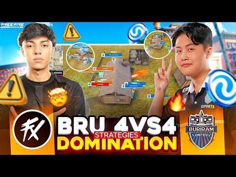 4v4 Fight Masterclass🔥- Pro Strategies That Actually Work || Free Fire Esports Analysis