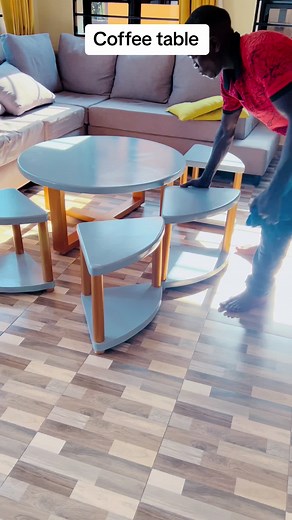 Stylish Coffee Table with 4 Small Tables - Furniture Collection