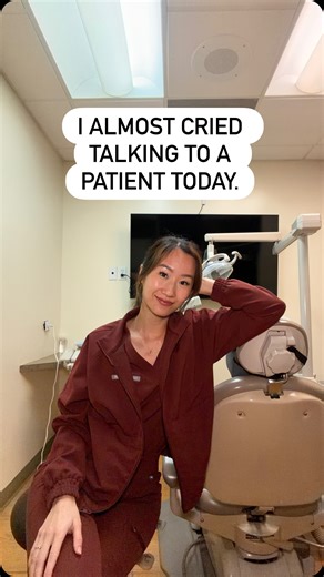 Dr. Laura, Dentist on Instagram: "the unexpectedly emotional aspect of dentistry that nobody talks about. 🥺"