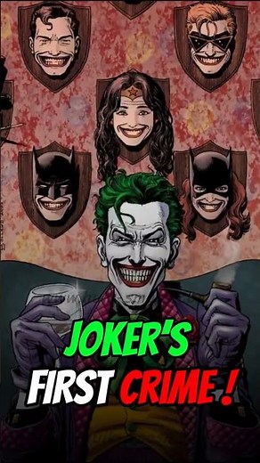 The Joker’s First Crime Nobody Talks About 😳🃏 | DC Comics Explained #Joker #Batman