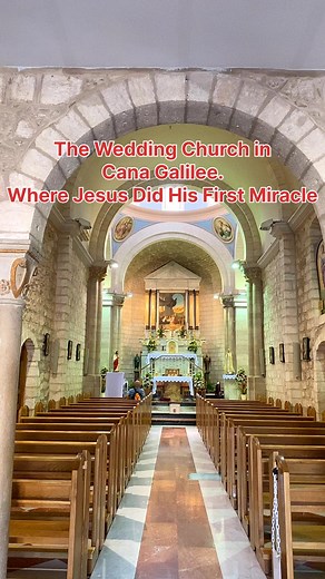 21K views · 1.3K reactions | The Wedding Church in Cana Galilee, the first Miracle of Jesus, turning Water into Wine | Visit Israel From Your Home | Facebook