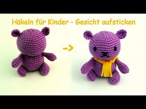 Amigurumi häkeln: Gesicht sticken