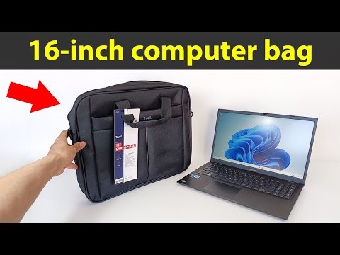 Trust Primo 16-inch Laptop bag – Demonstration and features of padded bag for 15.6-inch computers