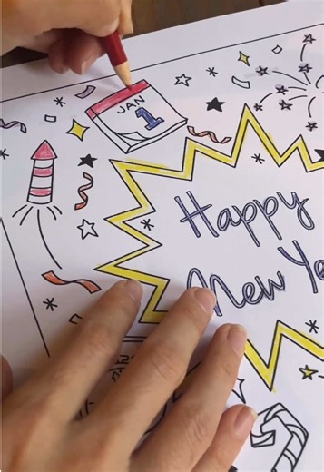 2026 is here!! 🎉 Download our free ‘Happy New Year’ coloring and journaling pages 🖍️ Head to our bio and get yours now! ✨