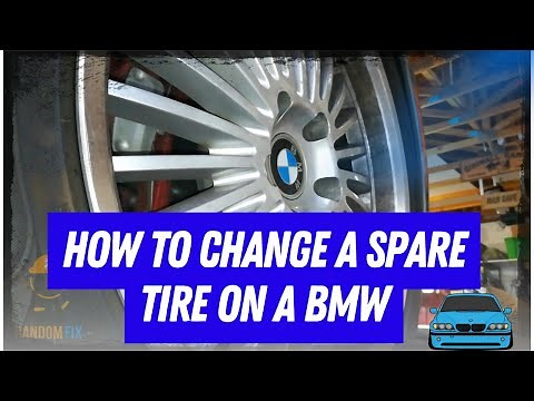 Spare Tire Change BMW 528i 328i 335ii 335i Z4 X5