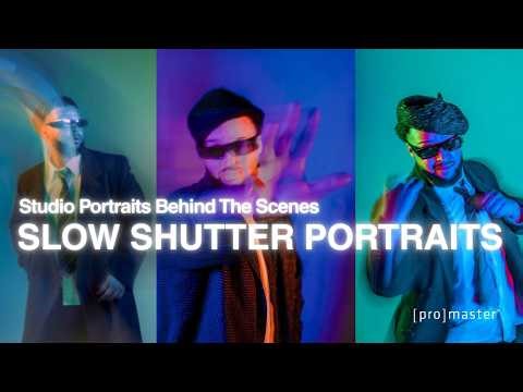 Shooting Slow Shutter Portraits in Studio Using RGB lights