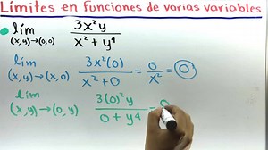 En este video explicamos como obtener los límites para funciones de dos o mas variables. Más videos de cálculo multivariable en el canal de Profesor Particular. Suscríbete a nuestro canal https://goo.gl/H4K32z Descarga el PDF con link a todos los vídeos del canal, para que estudies tema por tema. https://www.profesorparticularpuebla.com/videosdelcanal | Profesor Particular Puebla