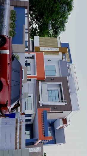 Dream House Exterior Walkthrough (SketchUp 2026) #architecture