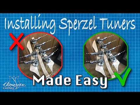 How to Install Sperzel Locking Tuners with Ease (Tutorial)