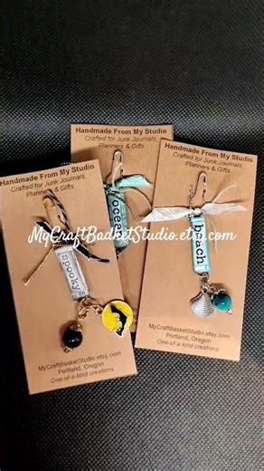 New Junk Journal Charm Dangles Available! #junkjournal