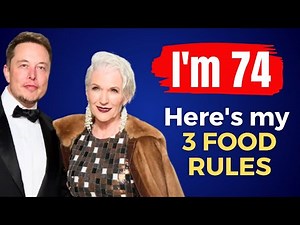 MAYE MUSK (74) I EAT with 3 RULES to CONQUER AGING & STAY BEAUTIFUL