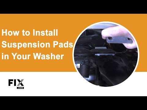 WASHER REPAIR: How to Install Suspension Pads in Your Washer | FIX.com