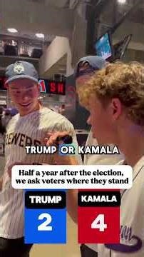 10 months after the election voter's are asked where they stand