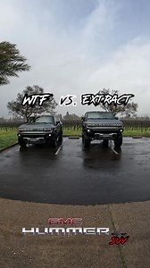 Side by side comparison of the 2024 GMC Hummer EV SUV in WTF mode vs. EXTRACT mode! #gmc #hummer #gmchummer #hummerev #gmchummerev #hummerevsuv #2024hummer #2024hummerev #gm #generalmotors #ev #electricvehicle #truck #trucks #suv #suvs #car #cars #silveradoev #sierraev #gmctruck #gmctrucks #gmcsierra #chevysilverado #chevytruck #chevytrucks General Motors | General Motors Jeff