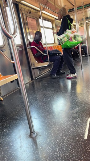 #mta #crazy #subway #matrix this lady didn’t know him and kept talking him for 20 minutes