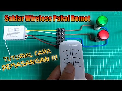 [PRACTICE] How to install and operate a light switch with a wireless remote