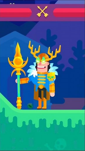 #Bowmasters Schoolmates vs Ice King #FunnyGameplay