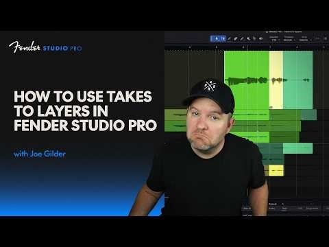 How to Use the Takes to Layers Workflow in Fender Studio Pro | Fender Studio