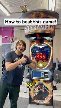How to get the max high score on the boxing machine game!