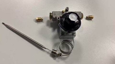 Gas Fryer Thermostat W/ 200-400 F Range,1/4" Mpt Stuff Box Compatible With Pitco P5047588, Pitco GSA60301800, Pitco 4290-006 Gas Thermostat