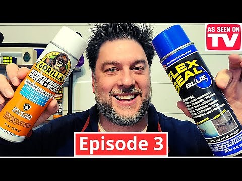 👉 FLEX SEAL Spray vs Gorilla Waterproof Patch and Seal Spray. [280]