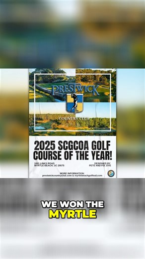 Prestwick Country Club is THAT GOOD👏👀 #travelinggolfer #golfcourse #golf #myrtlebeachgolf #fyp #foryoupage #reels #myrtlebeachgolftrail #viralgolf #southcarolina #myrtlebeach | Traveling Golfer