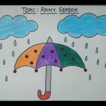 Rainy Season Drawing, Class 1