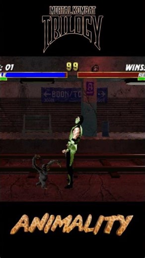 Mortal Kombat Trilogy Animality de Reptile
